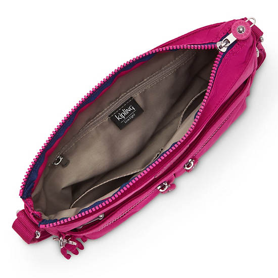 Kipling New Angie Mote Crossbody Veske Rosa Fuchsia | NO 2024WN